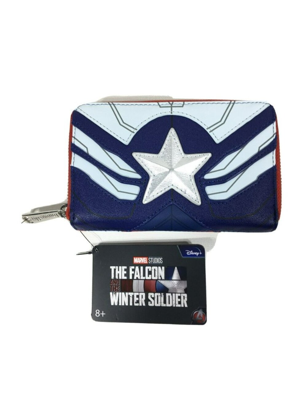 Loungefly Marvel The Falcon Captain America Cosplay Zip Around Wallet